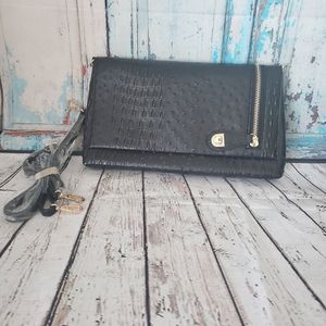 Le Miel Vegan Clutch - Black
